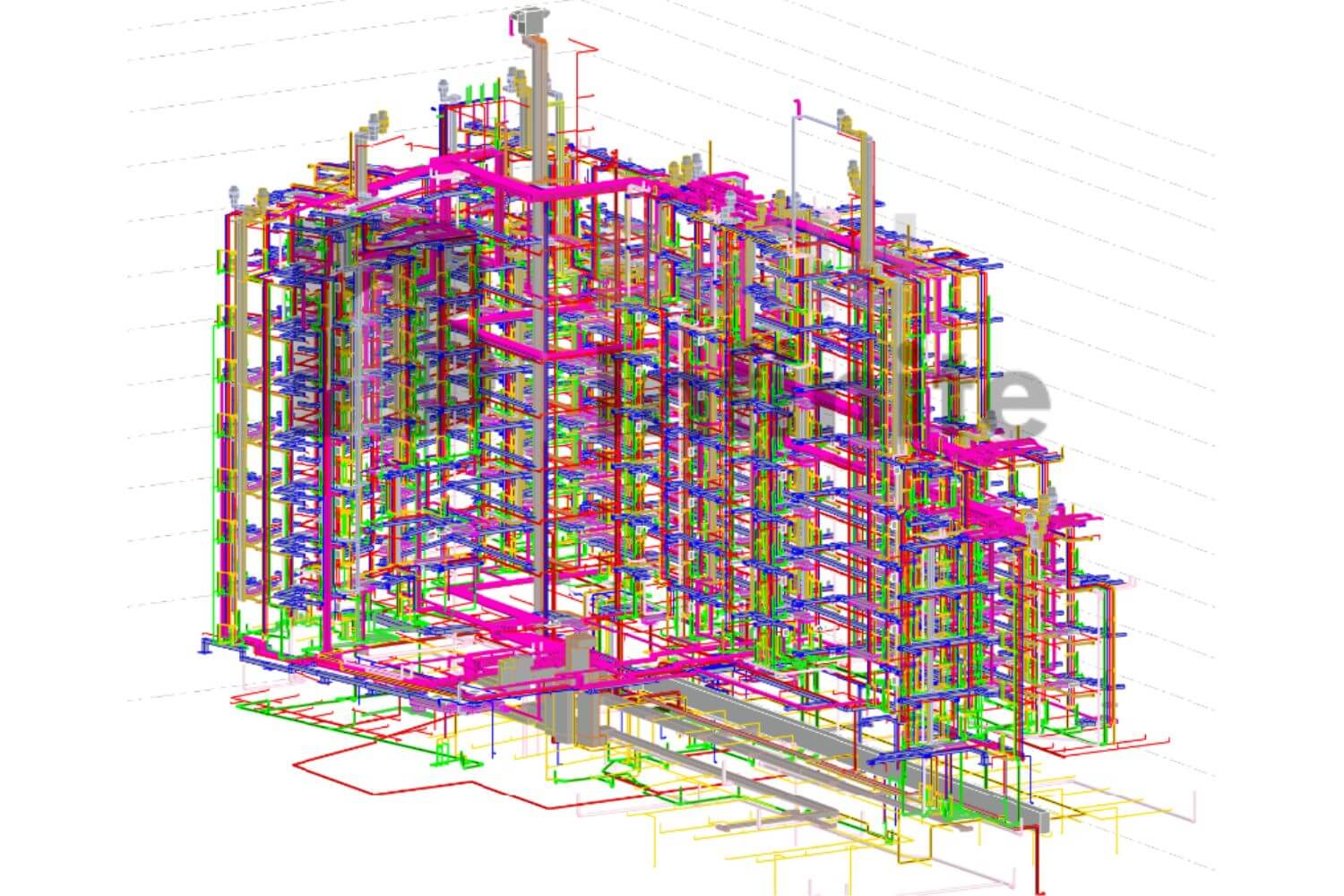 3D BIM MEP Modeling Services