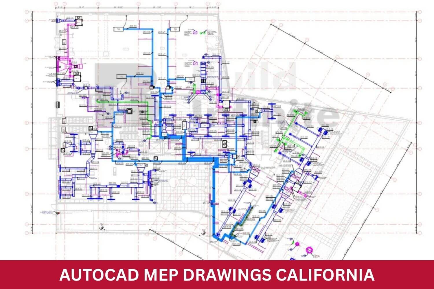 AutoCAD MEP Drawings California