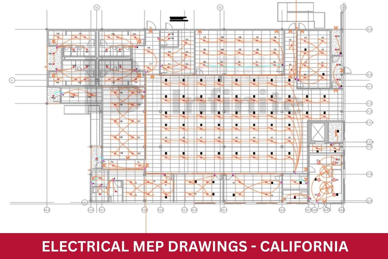Electrical MEP Drawings California