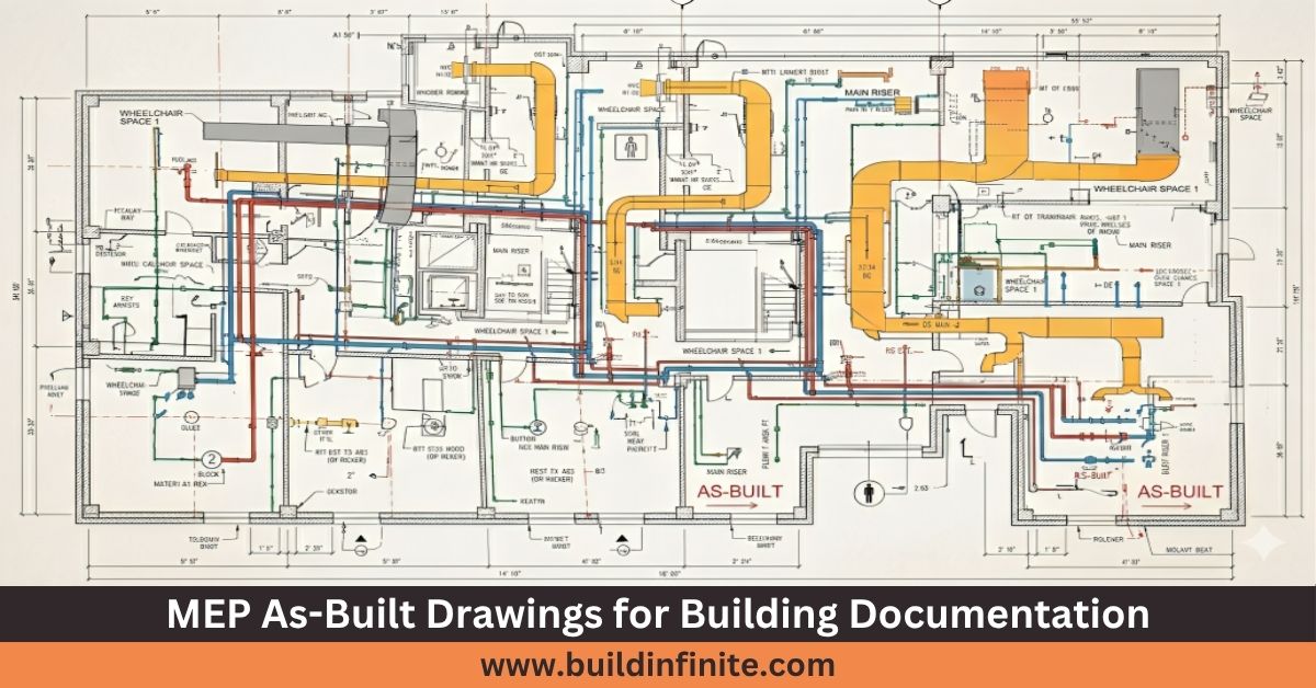 MEP As-Built Drawings for Building Documentation